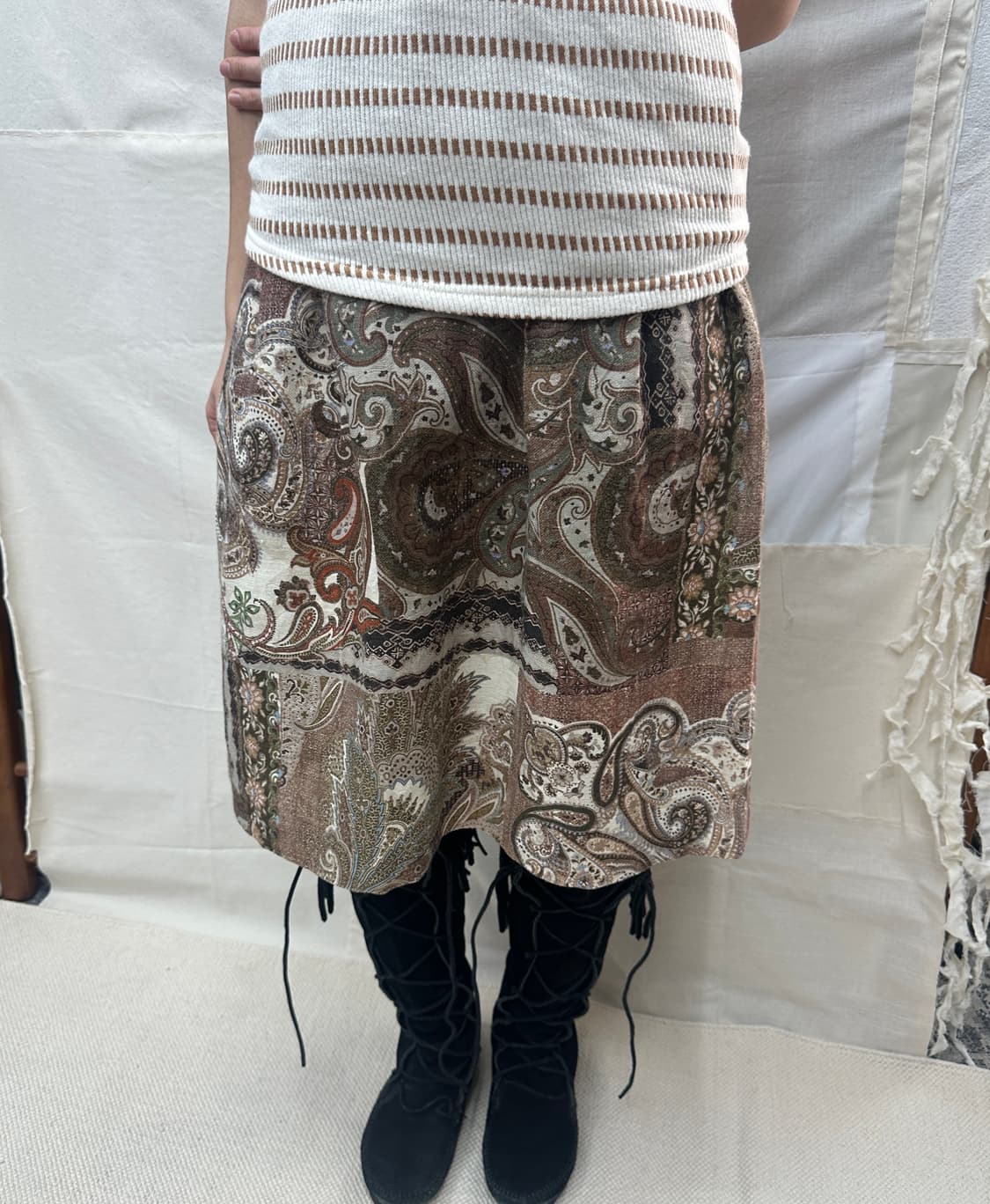scapa pattern skirt 상품이미지1