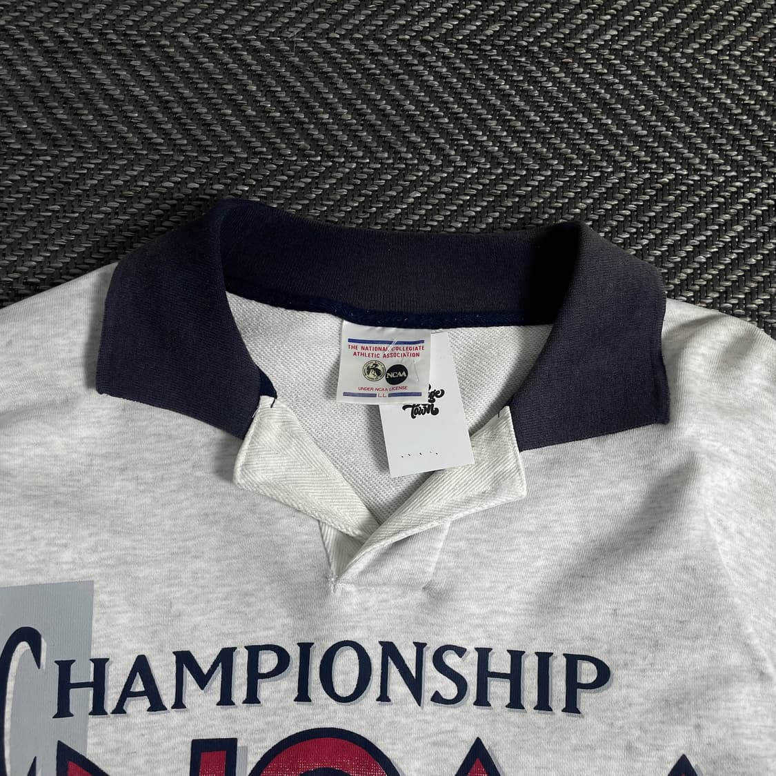 데상트 NCAA 올드스쿨 빈티지 컬리지 럭비 스웻 셔츠 o 3429 상품이미지4