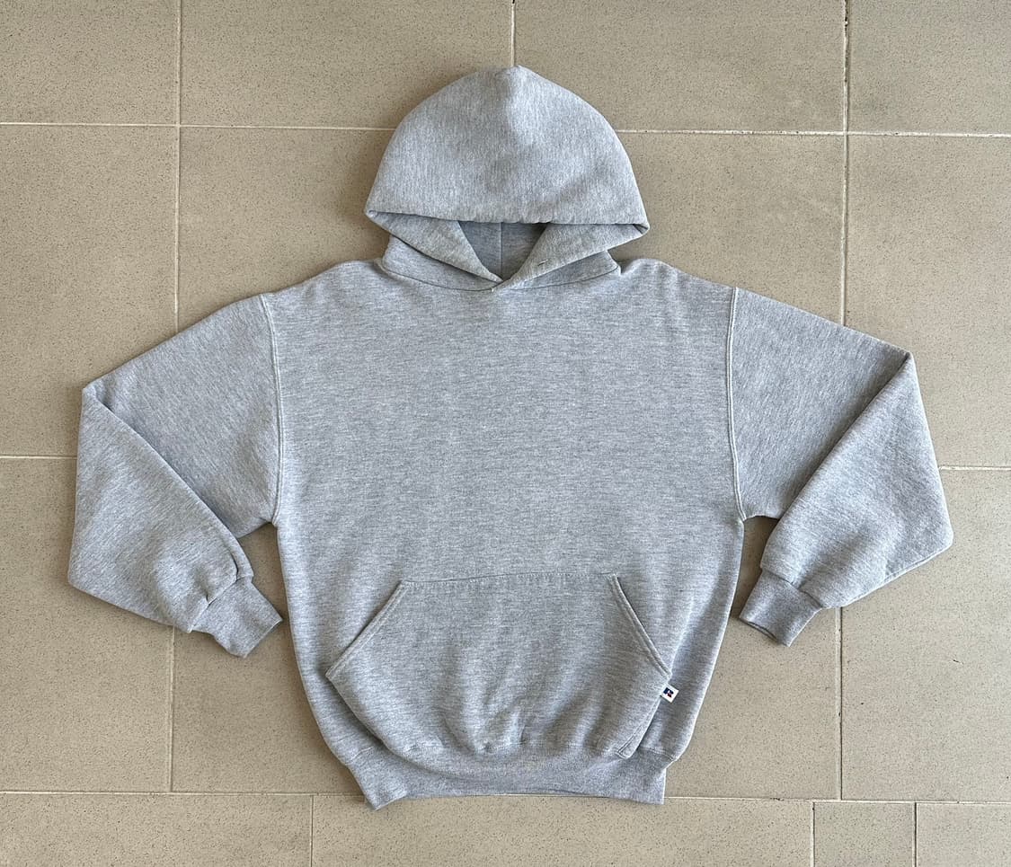 90s 빈티지 러셀 후드 그레이 M 상품이미지1