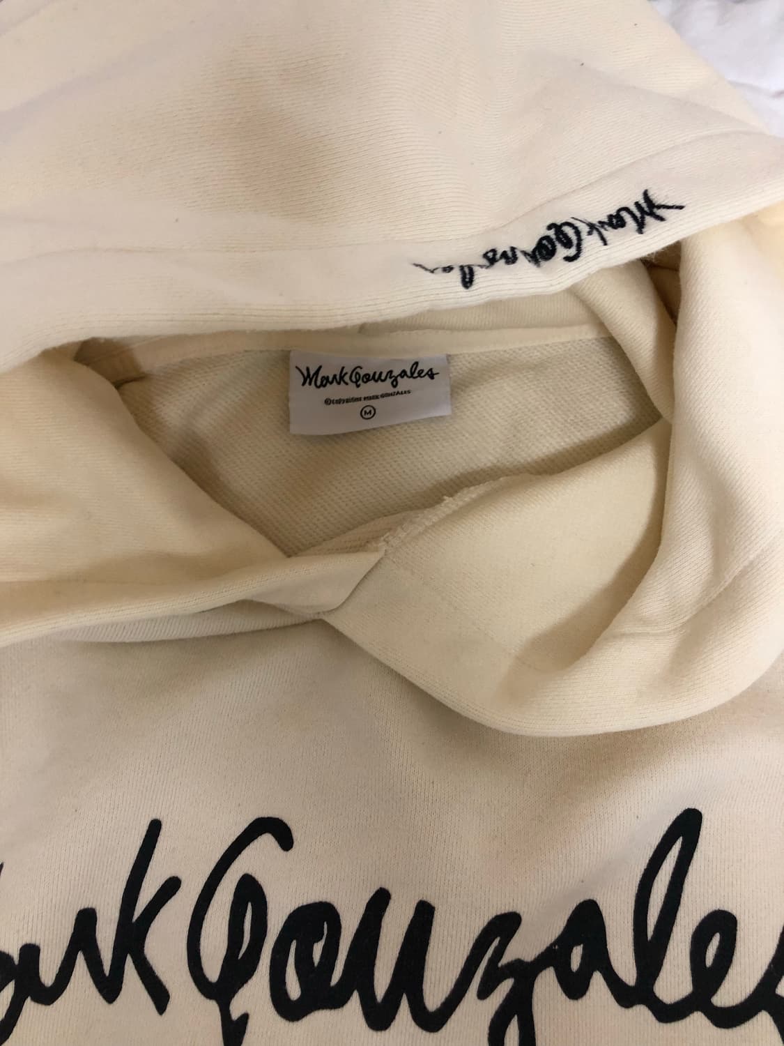 마크곤잘레스 후드티 아이보리 m 상품이미지2