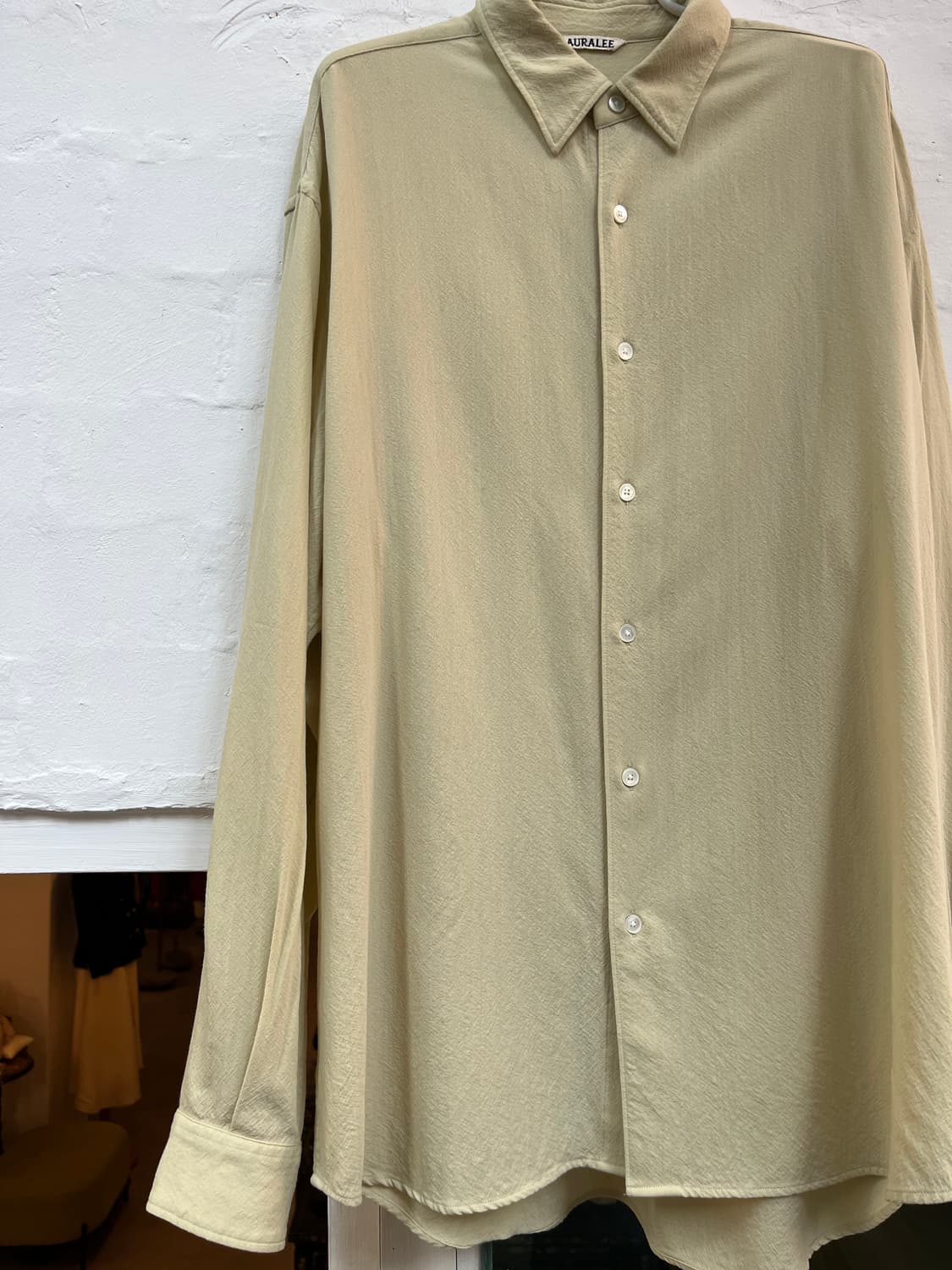 AURALEE 오라리 울 비옐라 셔츠 5 상품이미지4