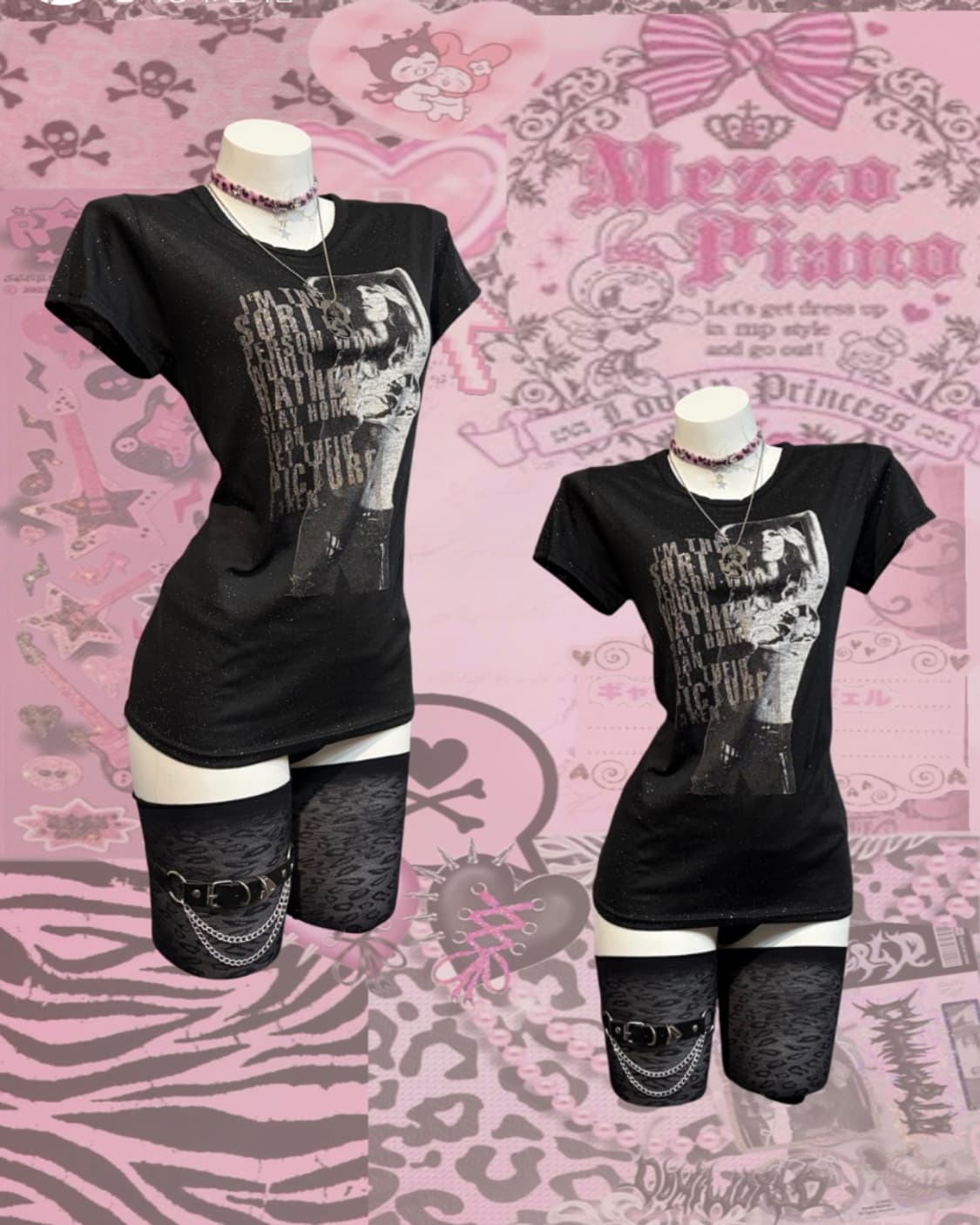 00's twinkle Glitter See-through sleeve 상품이미지1