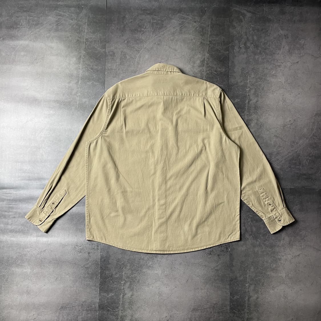 WRANGLER 랭글러 빈티지 베이지 코튼셔츠 A00422 상품이미지6