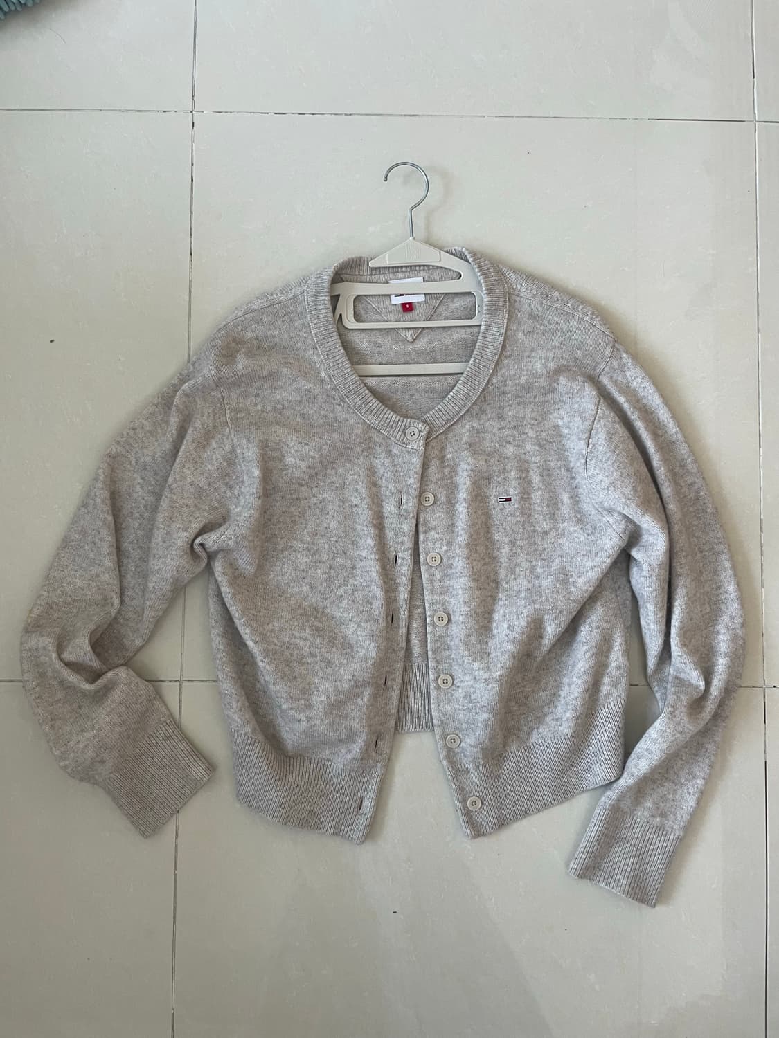 타미진스 베이지 가디건  상품이미지1