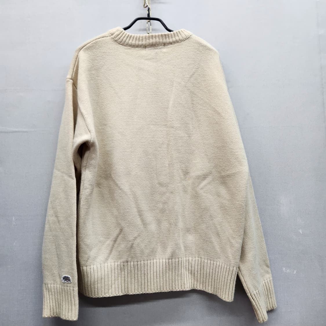 후아유 20주년 베어 자수 니트 M(L) 남여공용 상품이미지5