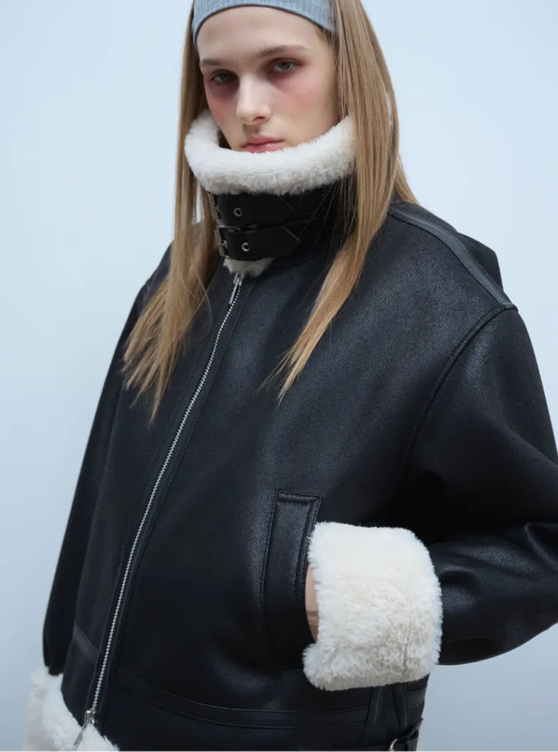 도프셉 오버핏 스테디 무스탕 상품이미지8