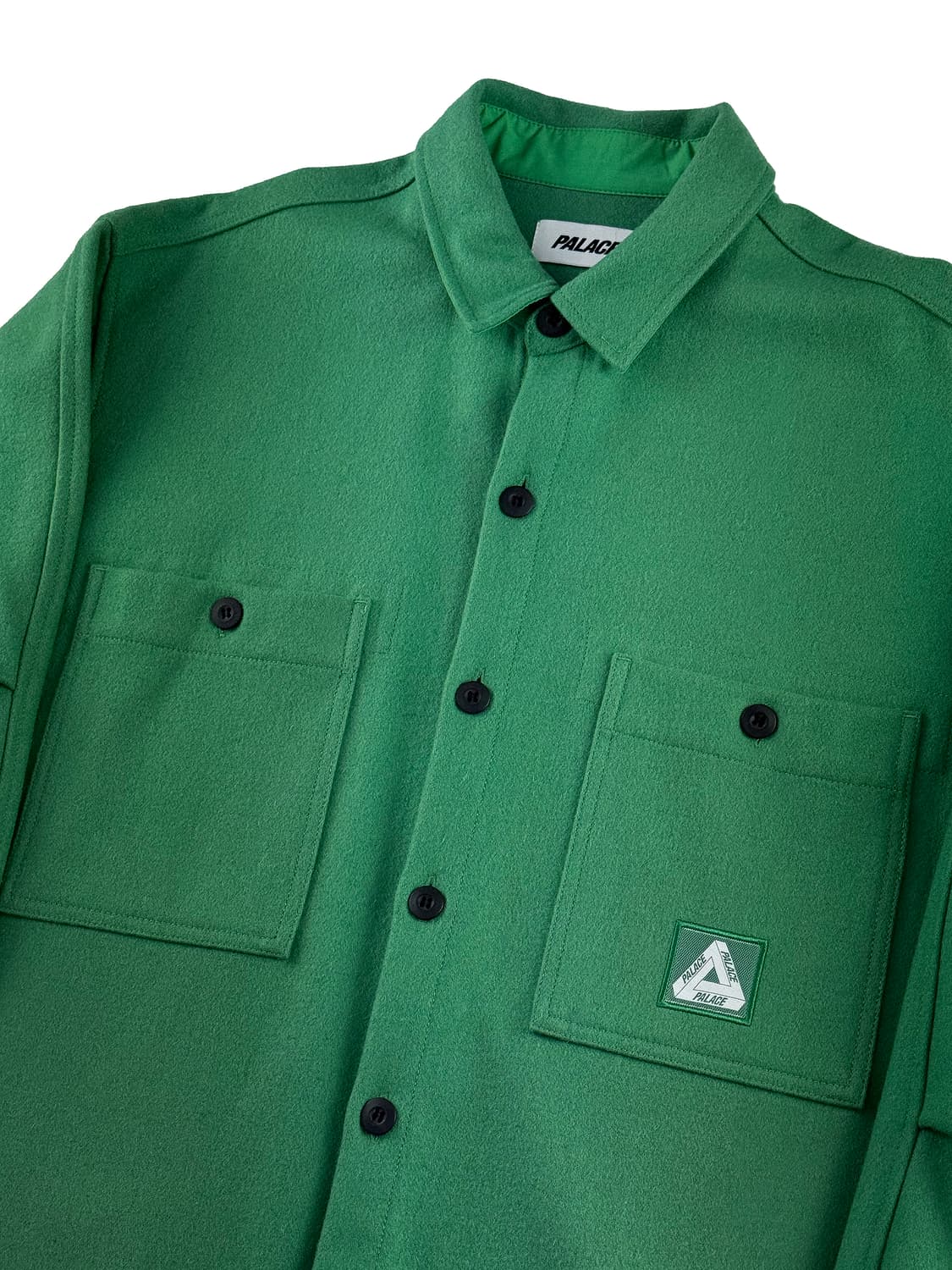 팔라스 울 셔츠 자켓 스위트 피 그린 상품이미지2