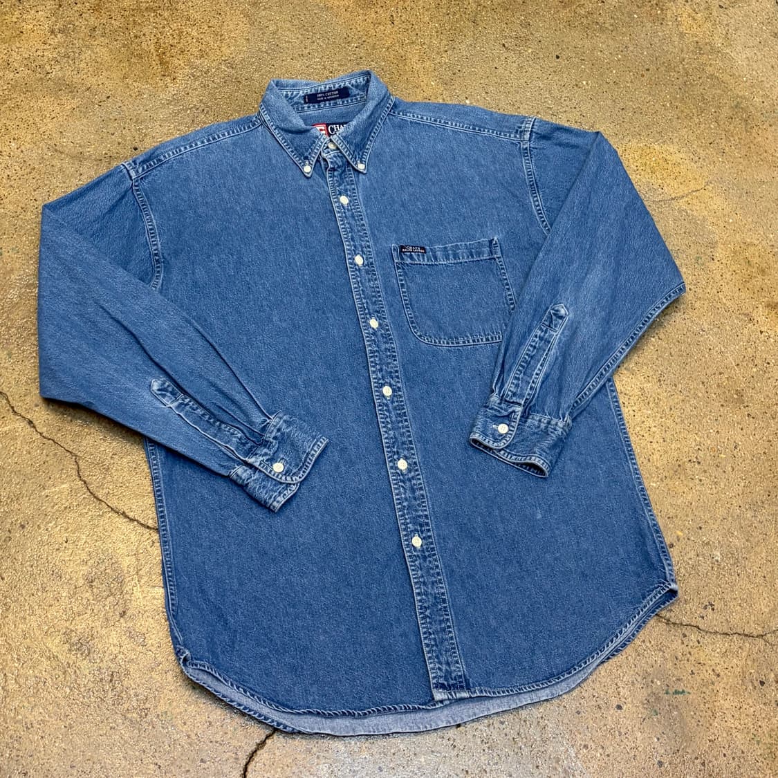 미국 빈티지 폴로랄프로렌 챕스 청남방 데님셔츠 청셔츠 상품이미지2