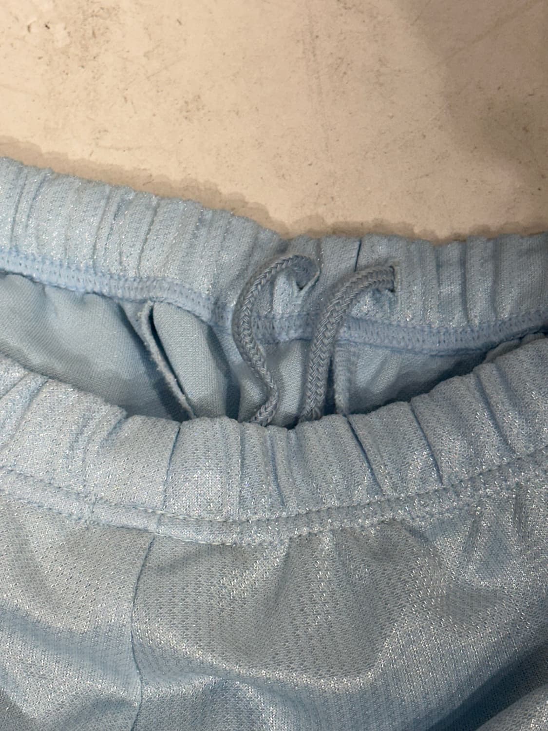 아디다스 대대장 스카이 블루 삼선 와이드 트레이닝 팬츠 상품이미지8