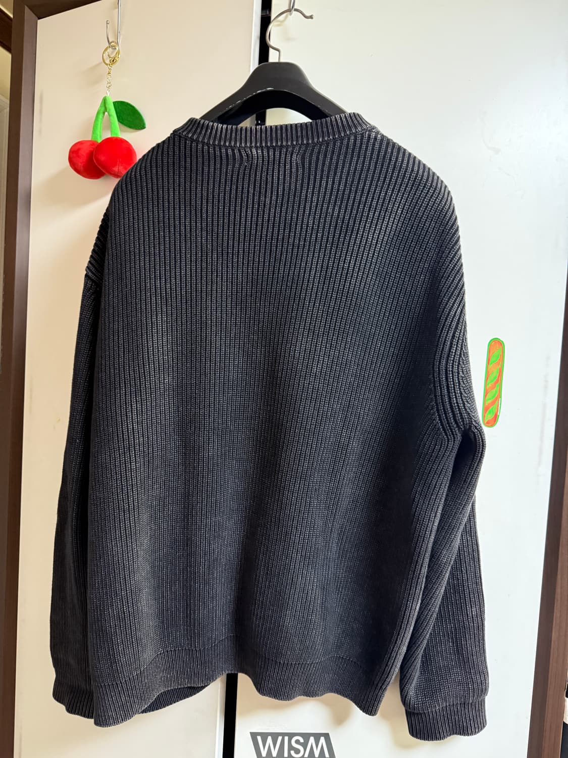 자라 투웨이 지퍼 집업 니트 워시드블랙 85000원 상품이미지7