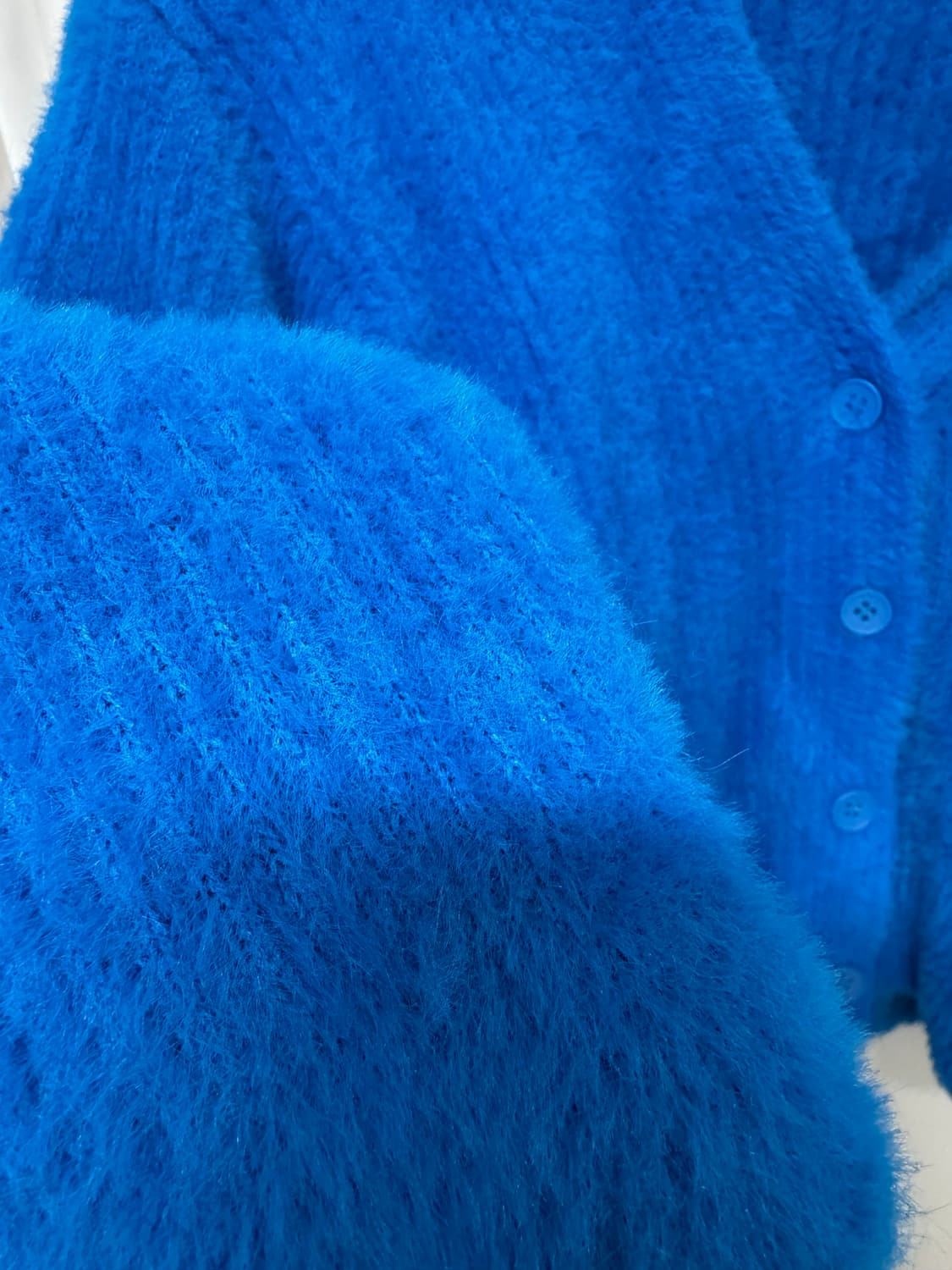 zara 자라 블루 앙고라 가디건 상품이미지8