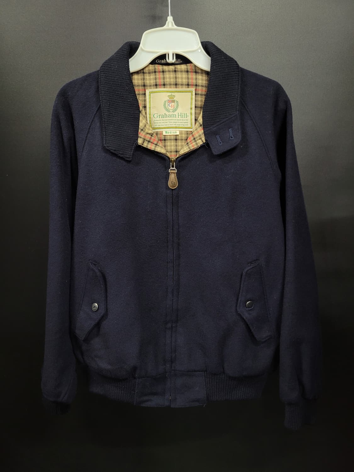 Graham Hill 울 블루종 자켓 상품이미지1