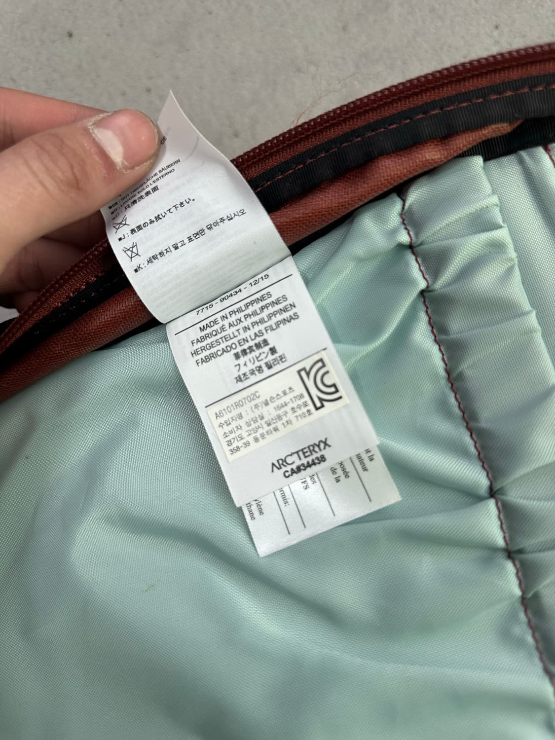 아크테릭스 맨스티 16L 백팩 정품 상품이미지8