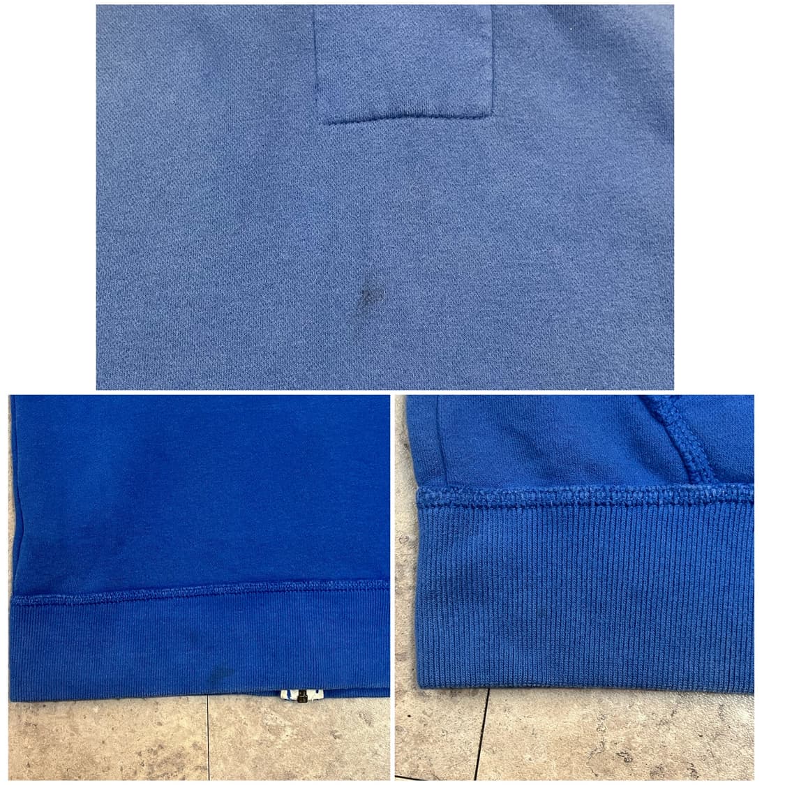 아베크롬비 기모 후드집업 블루 XL #csz3446 상품이미지8