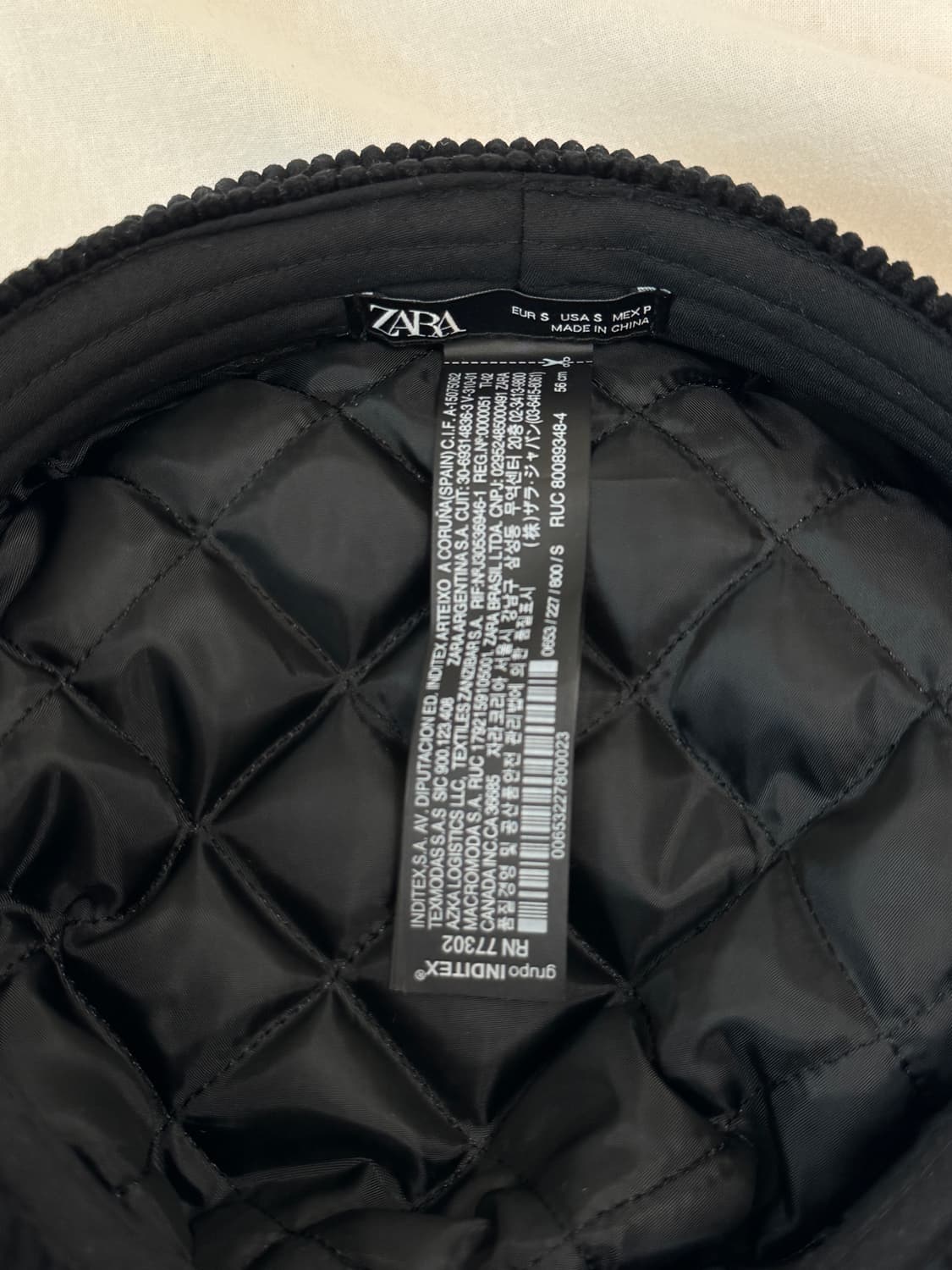 자라) 코듀로이 골덴 헌팅캡 상품이미지5