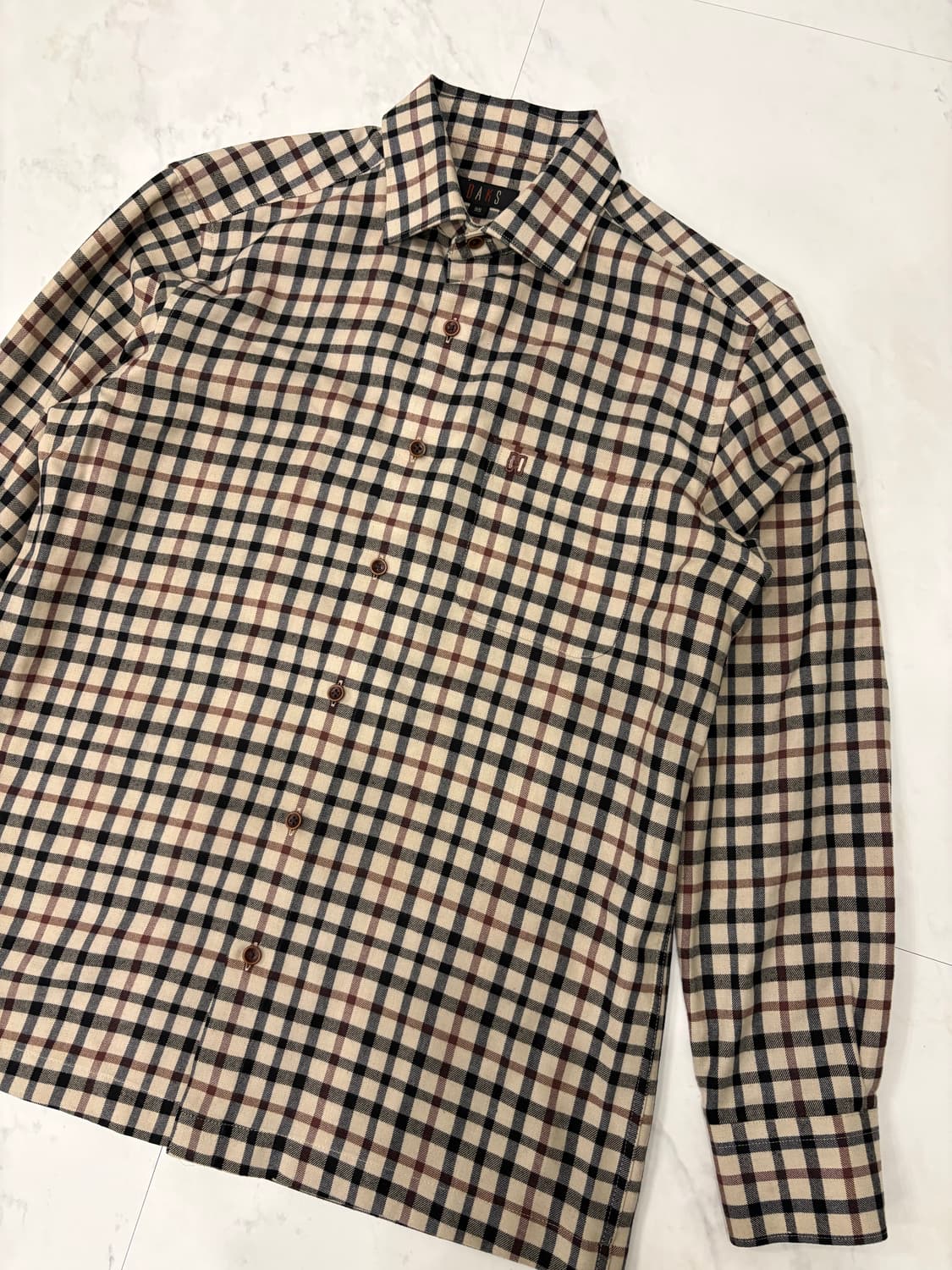 daks vintage house check shirt 상품이미지2