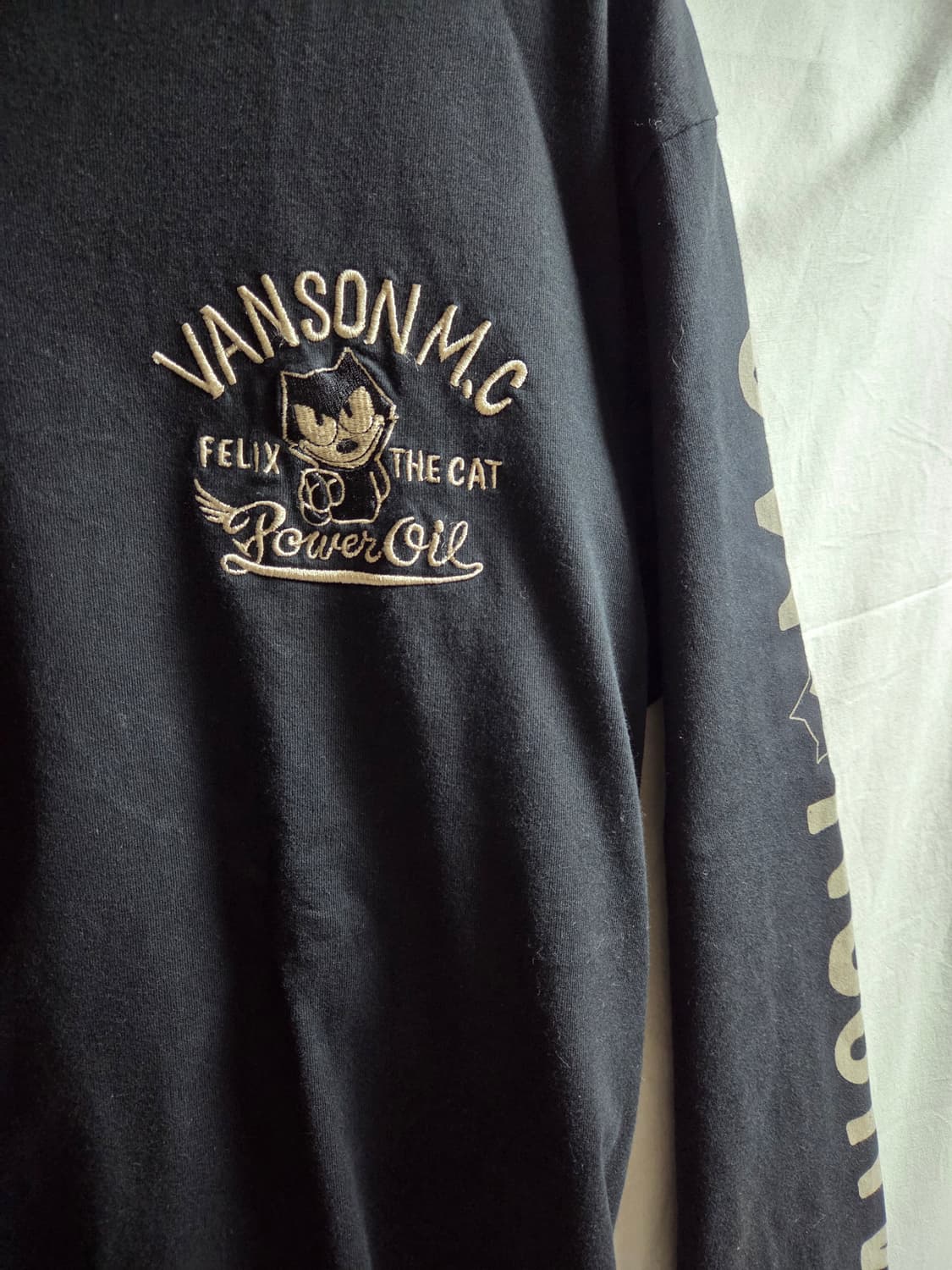 밴슨레더 펠릭스 롱슬리브 티셔츠 블랙 L 상품이미지3