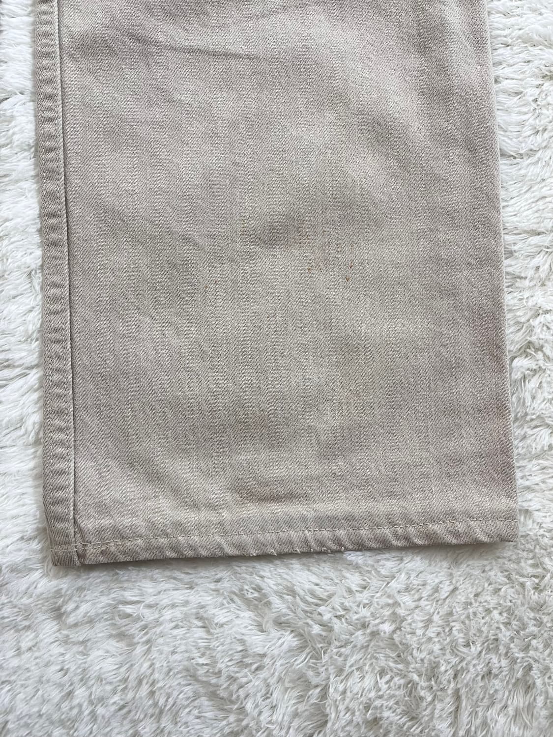 빈티지 리바이스 509 데님 팬츠 베이지 상품이미지5