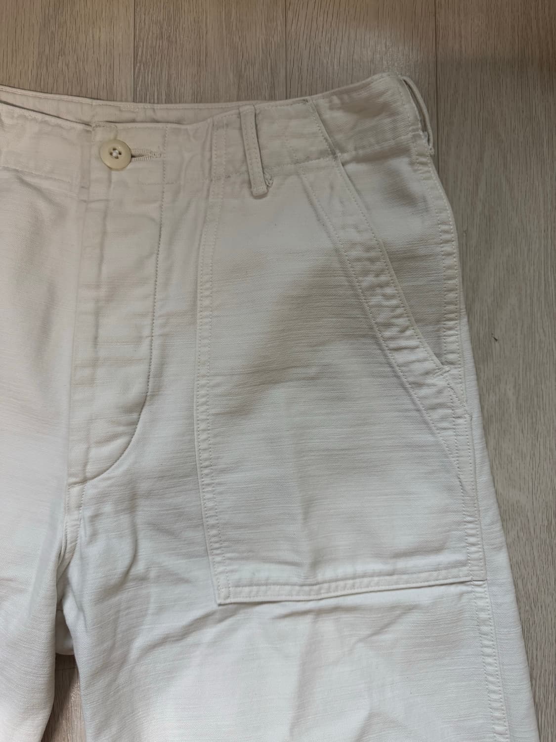 오어슬로우 에크루 퍼티그 팬츠 m사이즈  상품이미지3