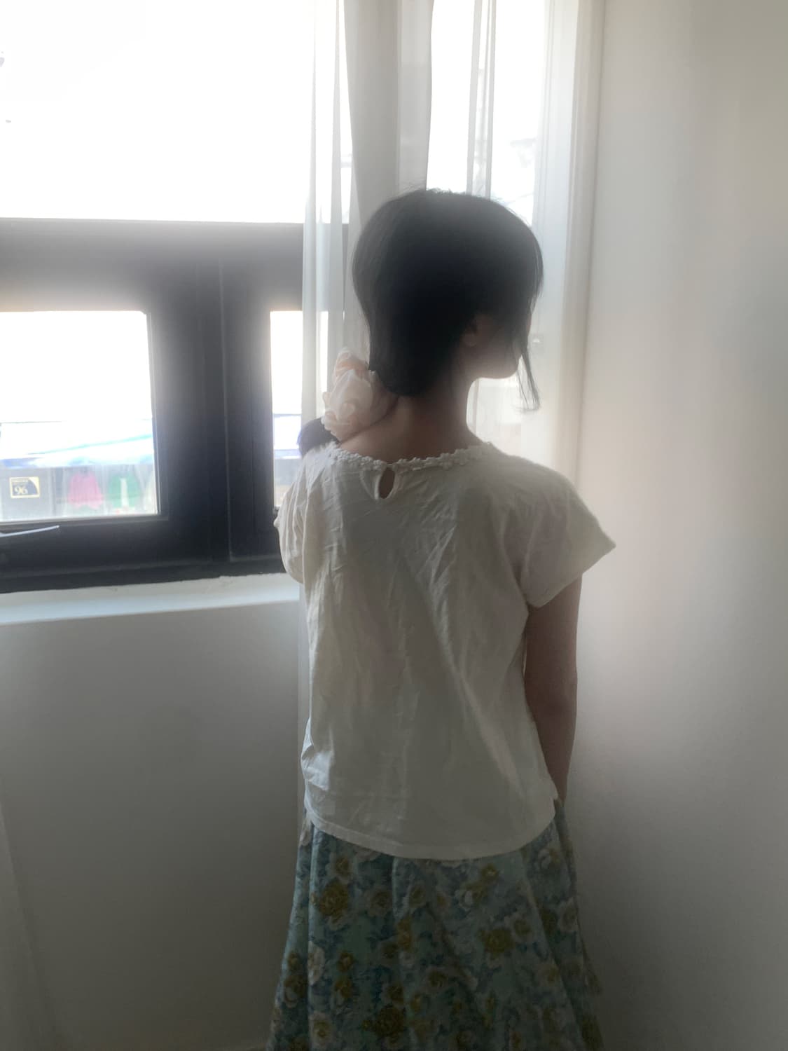 Floral long skirt(mint) 상품이미지5