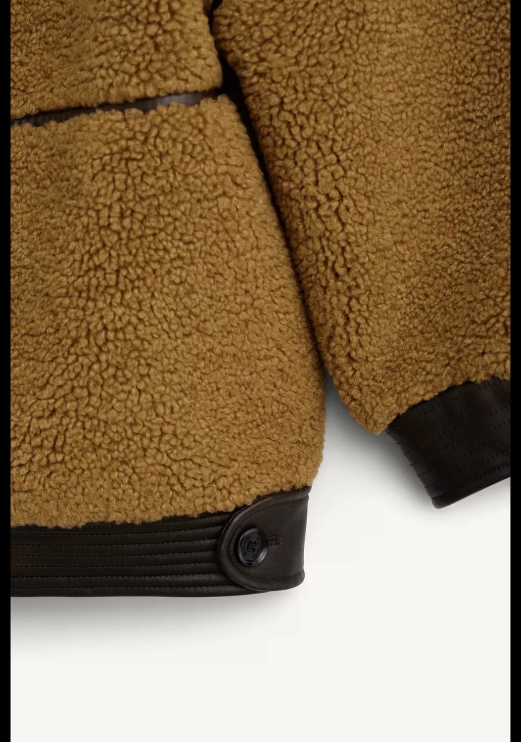 XS(KR 44) 자라 SRPLS 캥거루 시어링 후드 집업 자켓 상품이미지8