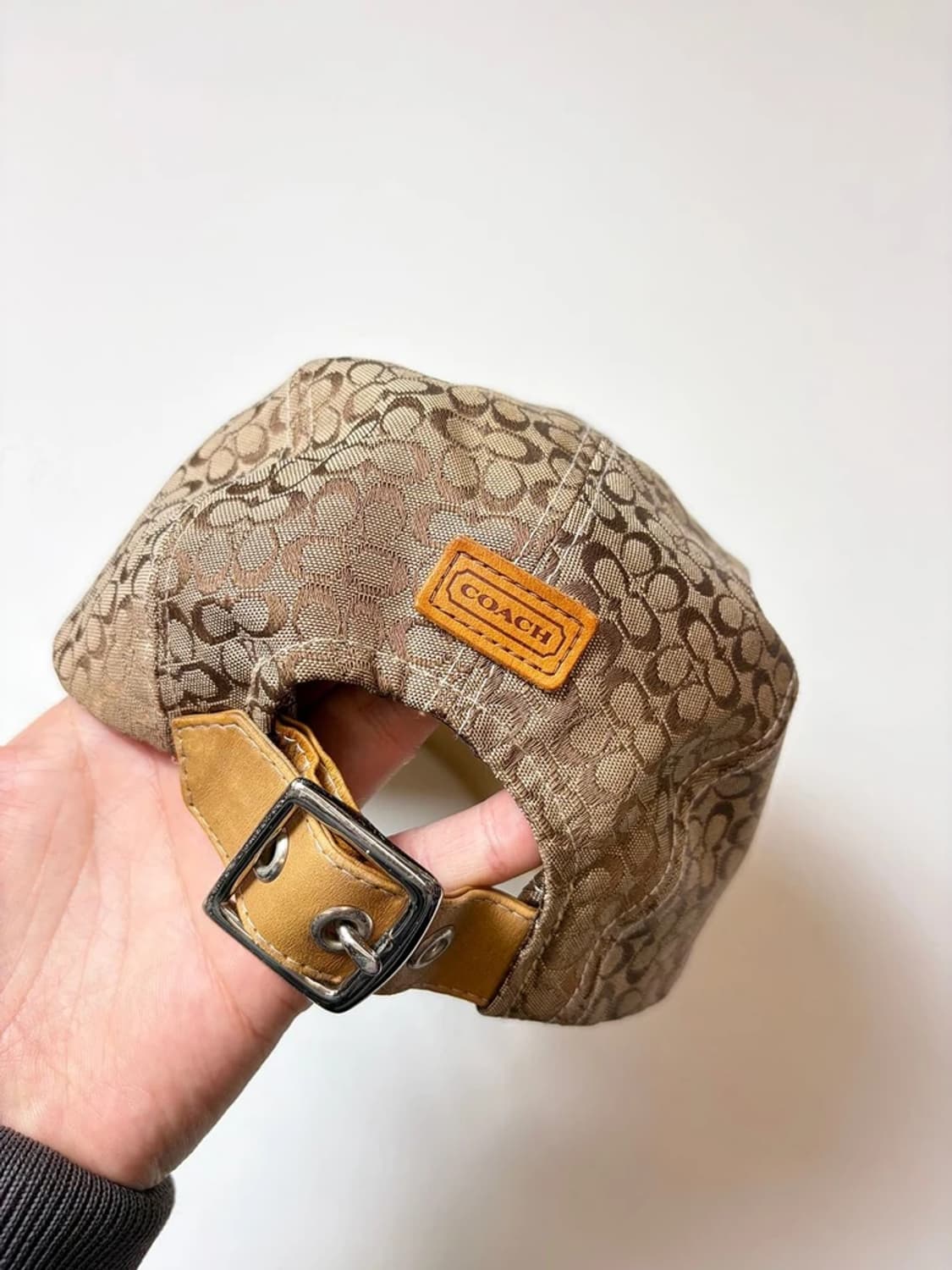 코치 Coach 시그니처 자카드 베이스 볼캡 Q1485 상품이미지4