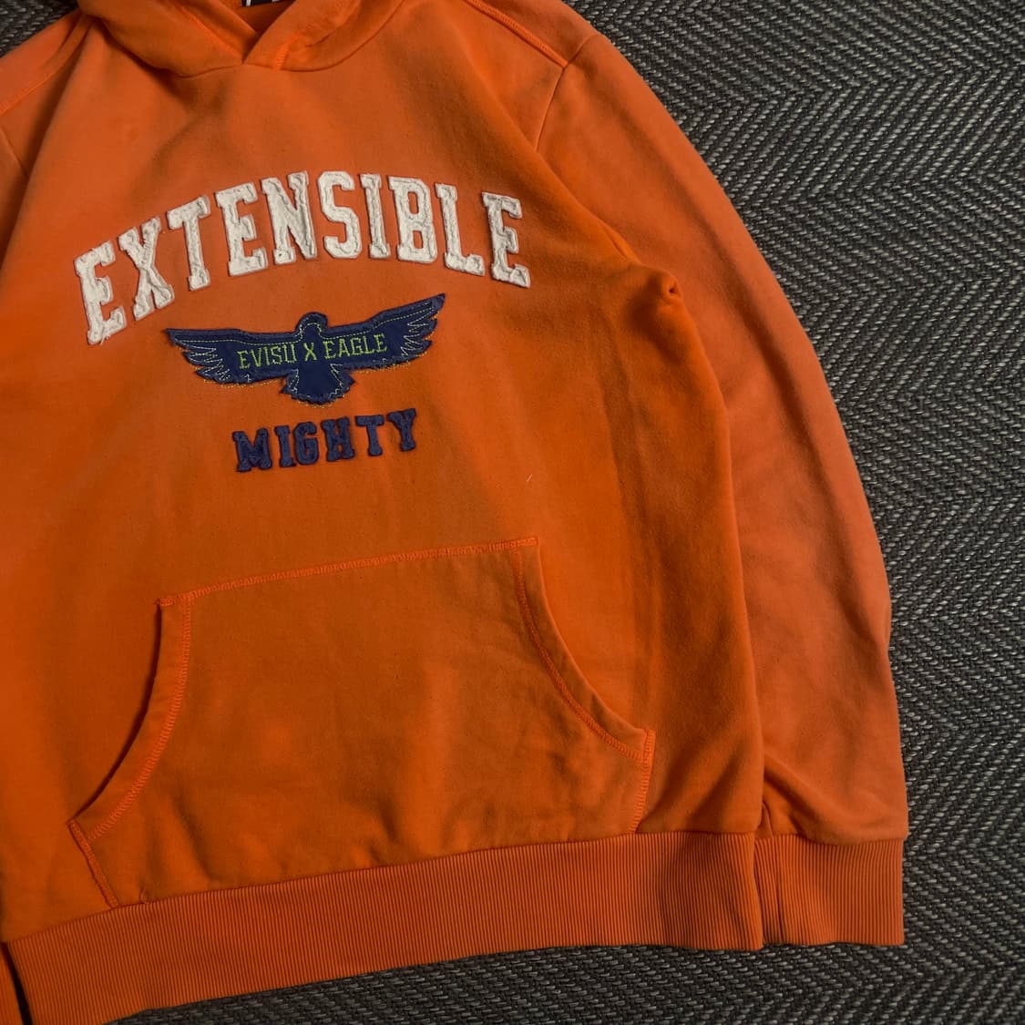 에비수 y2k 빅로고 올드스쿨 후드 티셔츠o 3565 상품이미지2