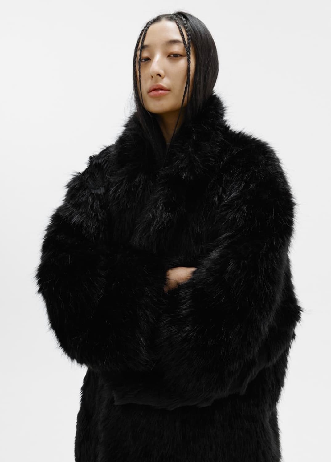 [S/E/O] FRENCH FAUX FUR COAT IVORY 상품이미지1