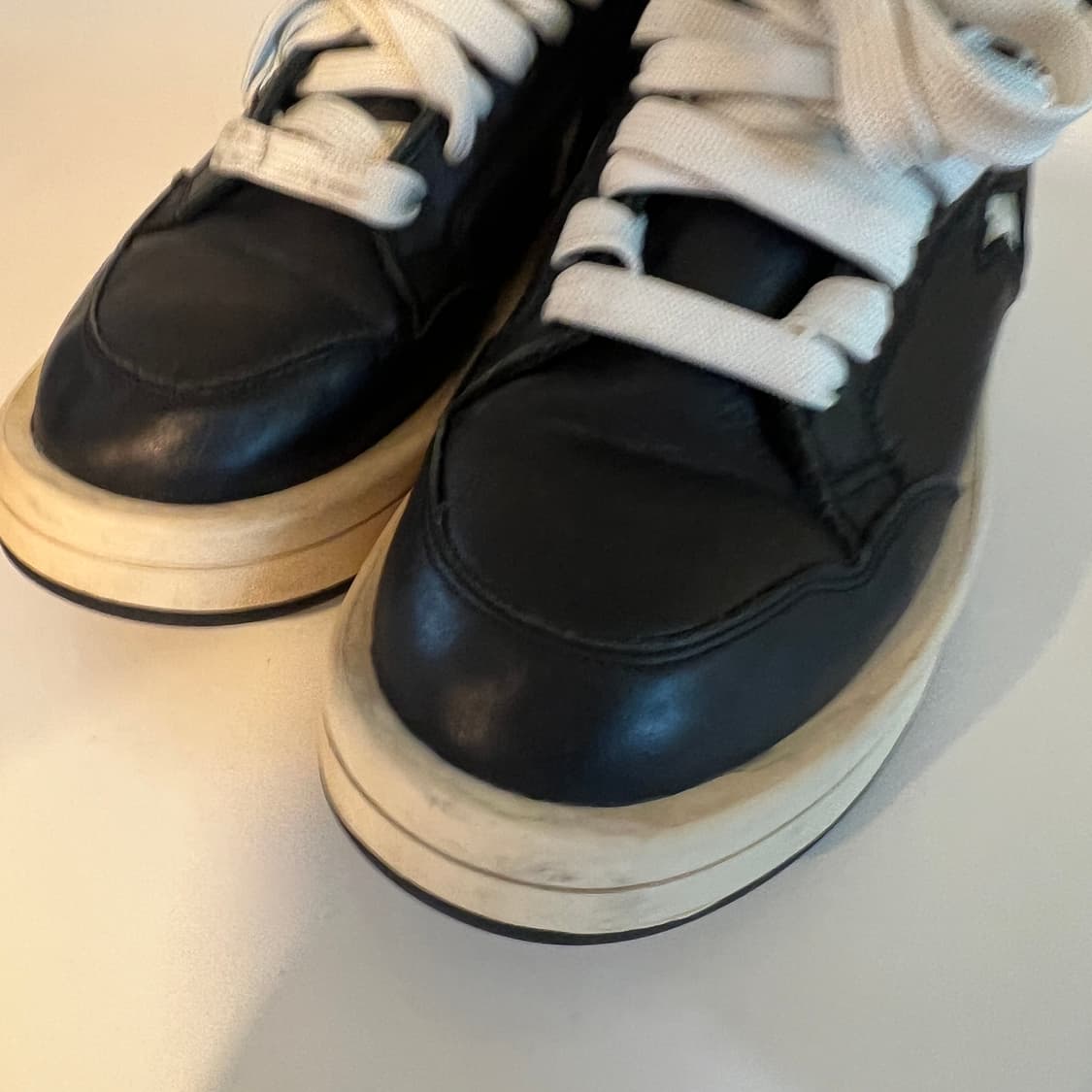 컨버스 x 릭 오웬스 다크쉐도우 터보웨폰 블랙 크림 상품이미지5