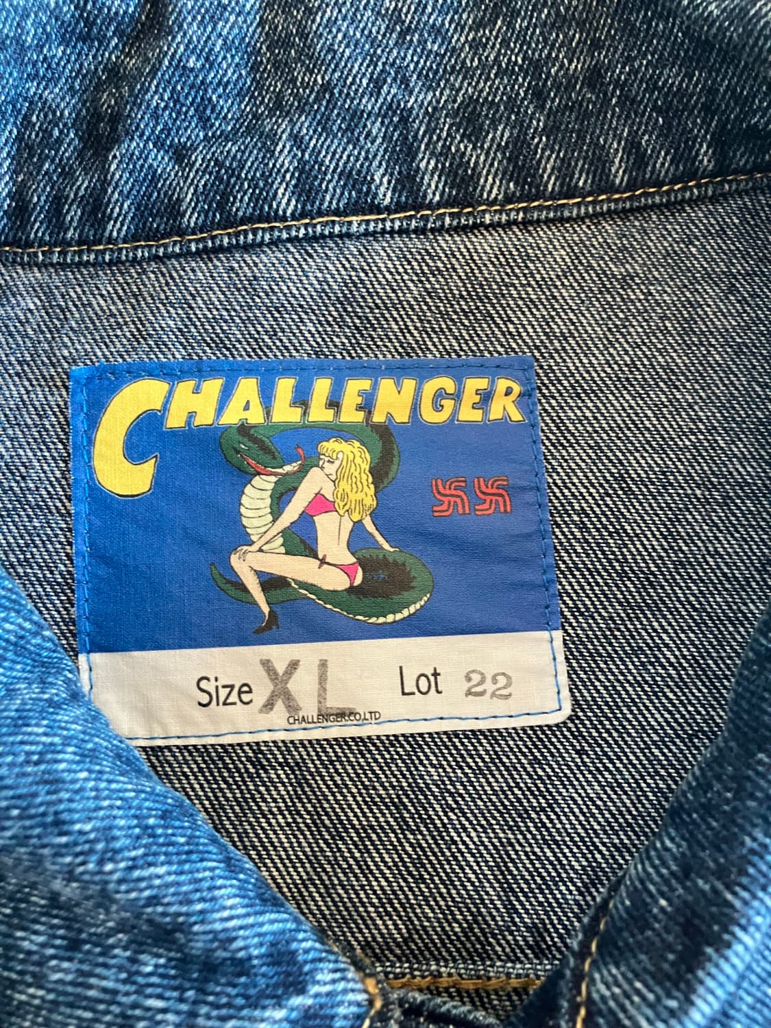 [XL] challenger 챌린저 하드락 카페 써드 데님 자켓 상품이미지3