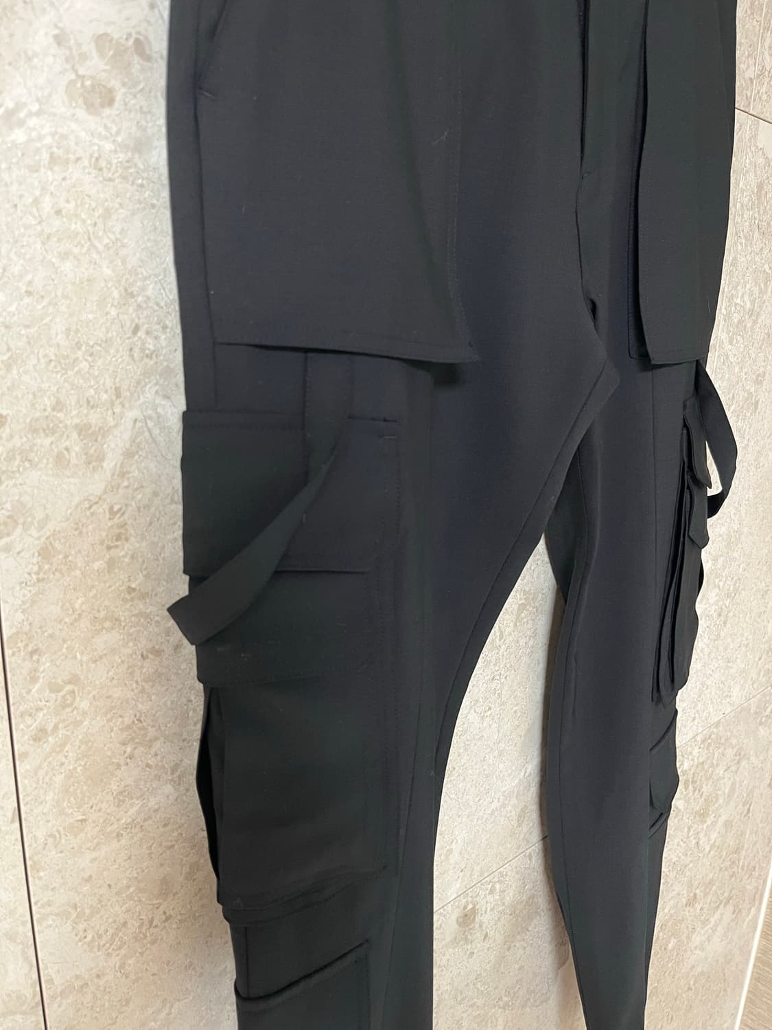 juun.j 블랙 카고 조거팬츠 46(32인치) 정품 상품이미지3