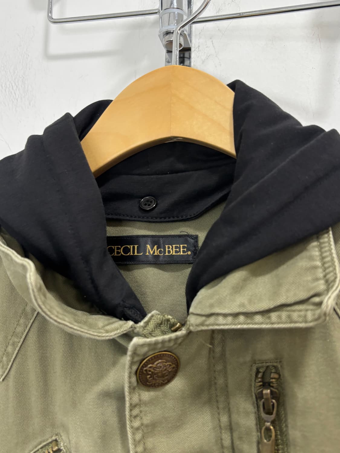 Cecil McBee y2k 레이어드 워크 자켓 상품이미지6