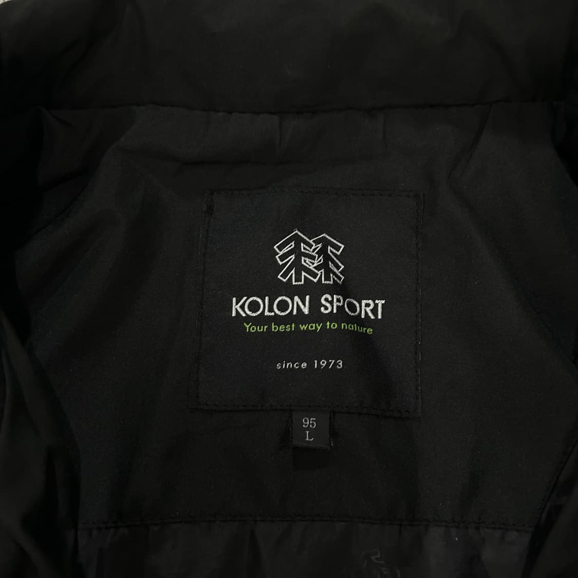 코오롱스포츠 윈드스토퍼 블랙 바람막이 L 상품이미지2