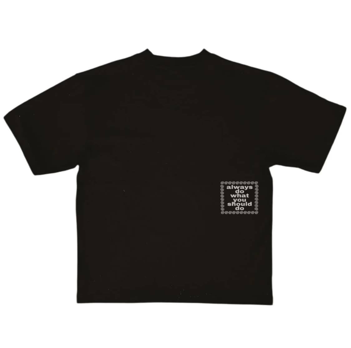 alwaysdowhatyoushoulddo sun tshirt-black 상품이미지2
