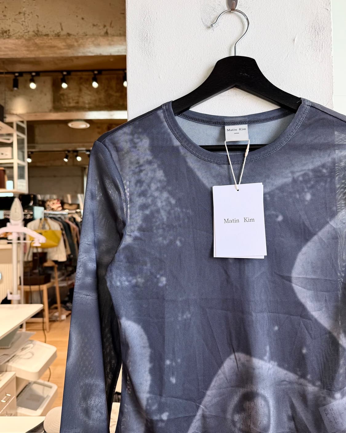 마땡킴 차콜 스타피쉬 메쉬 롱슬리브 상품이미지3