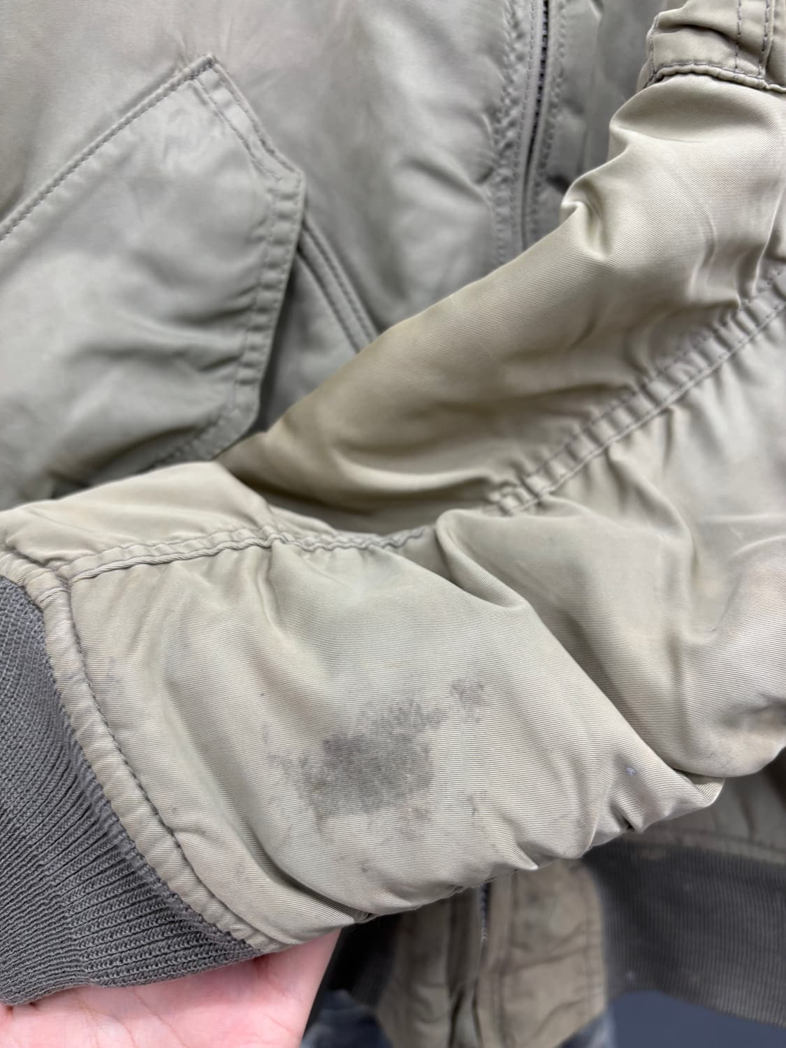 알파인더스트리 레더넥 봄버 자켓 상품이미지10