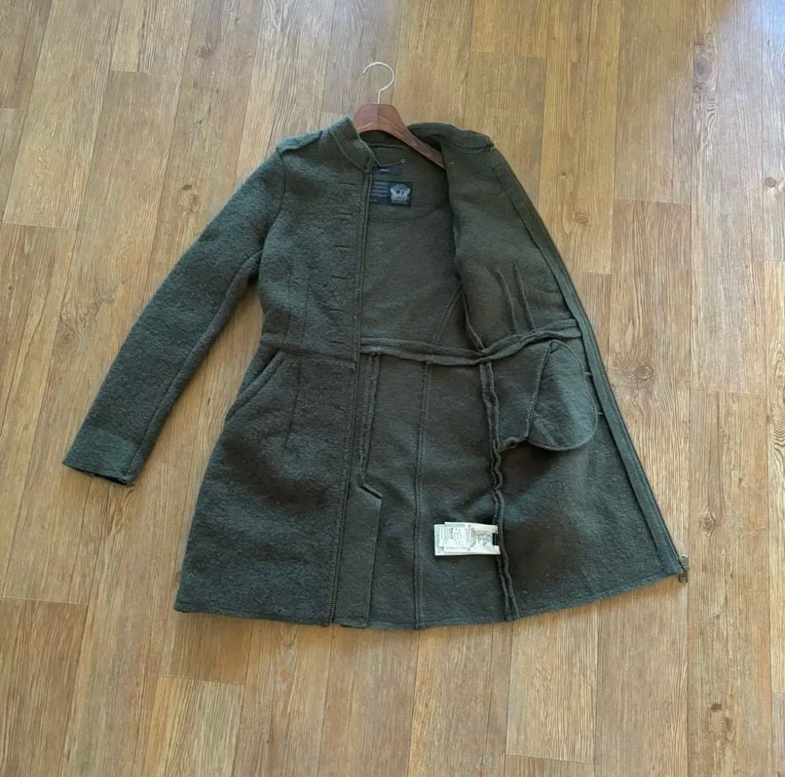 디젤 울코트 XS 슬림핏 수입 정품 밀리터리 집업 상품이미지2