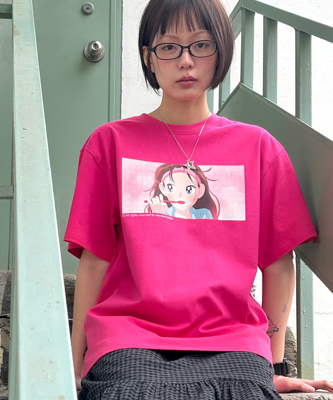 wondervisitor SS-Good morning T-shirt 상품이미지3