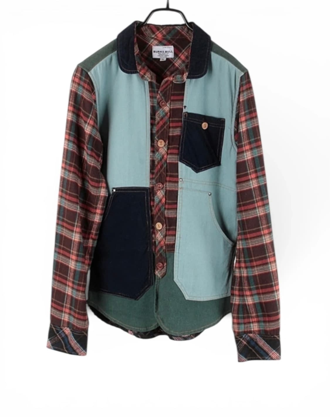 벅스 불 믹스 패브릭 셔츠 패치셔츠 상품이미지1