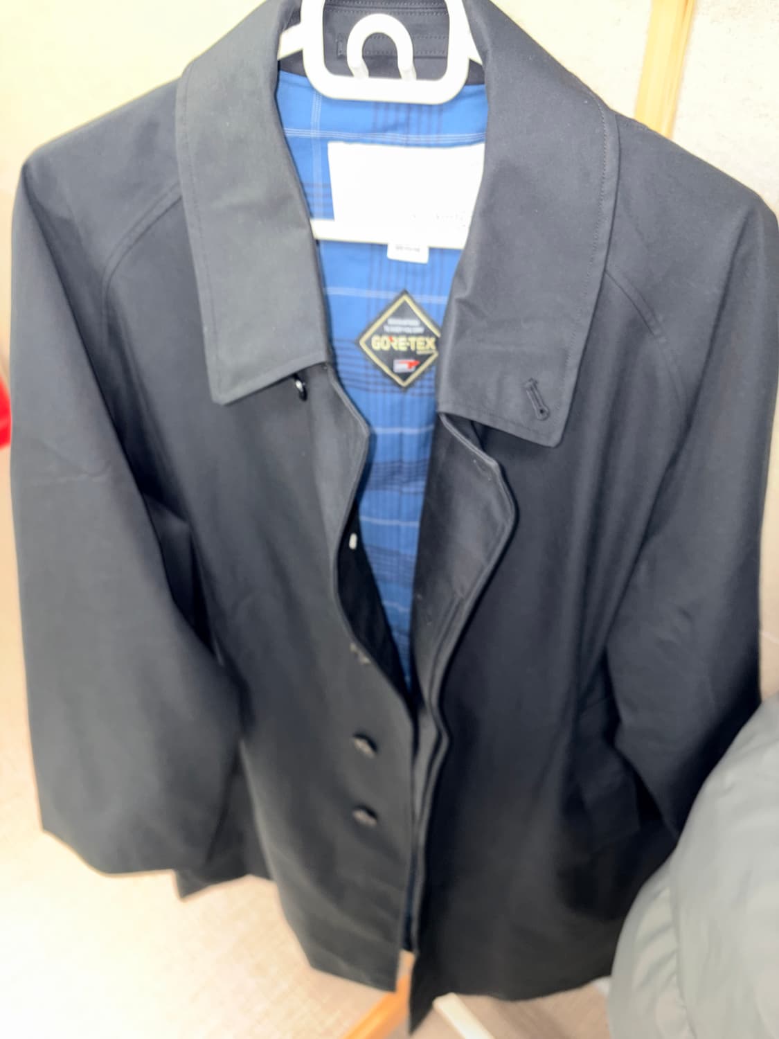 나나미카 25SS 블랙 2L 고어텍스 발마칸 자켓 S25SB032E K 상품이미지5