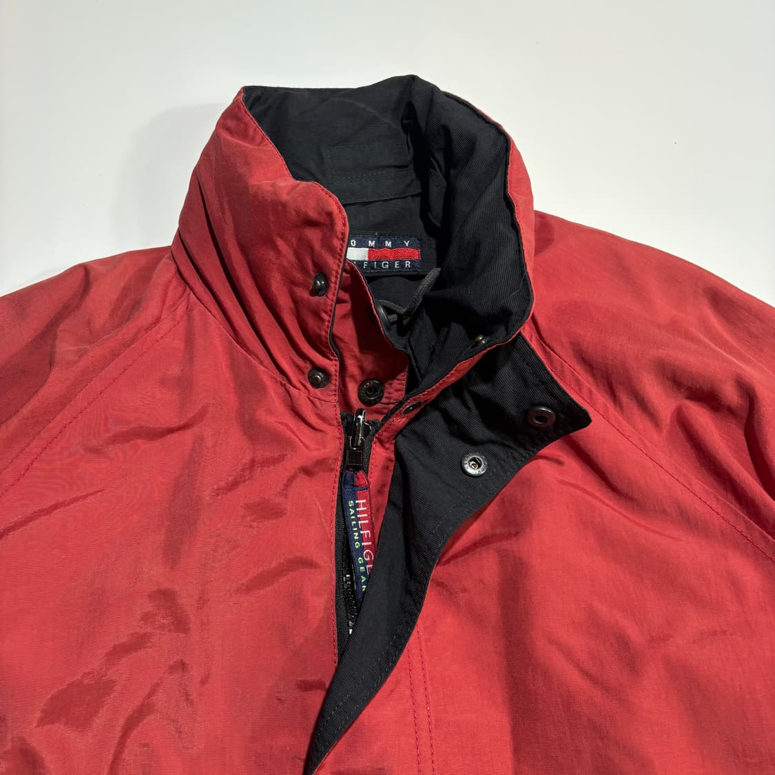 타미힐피거 레드 집업 자켓 상품이미지4