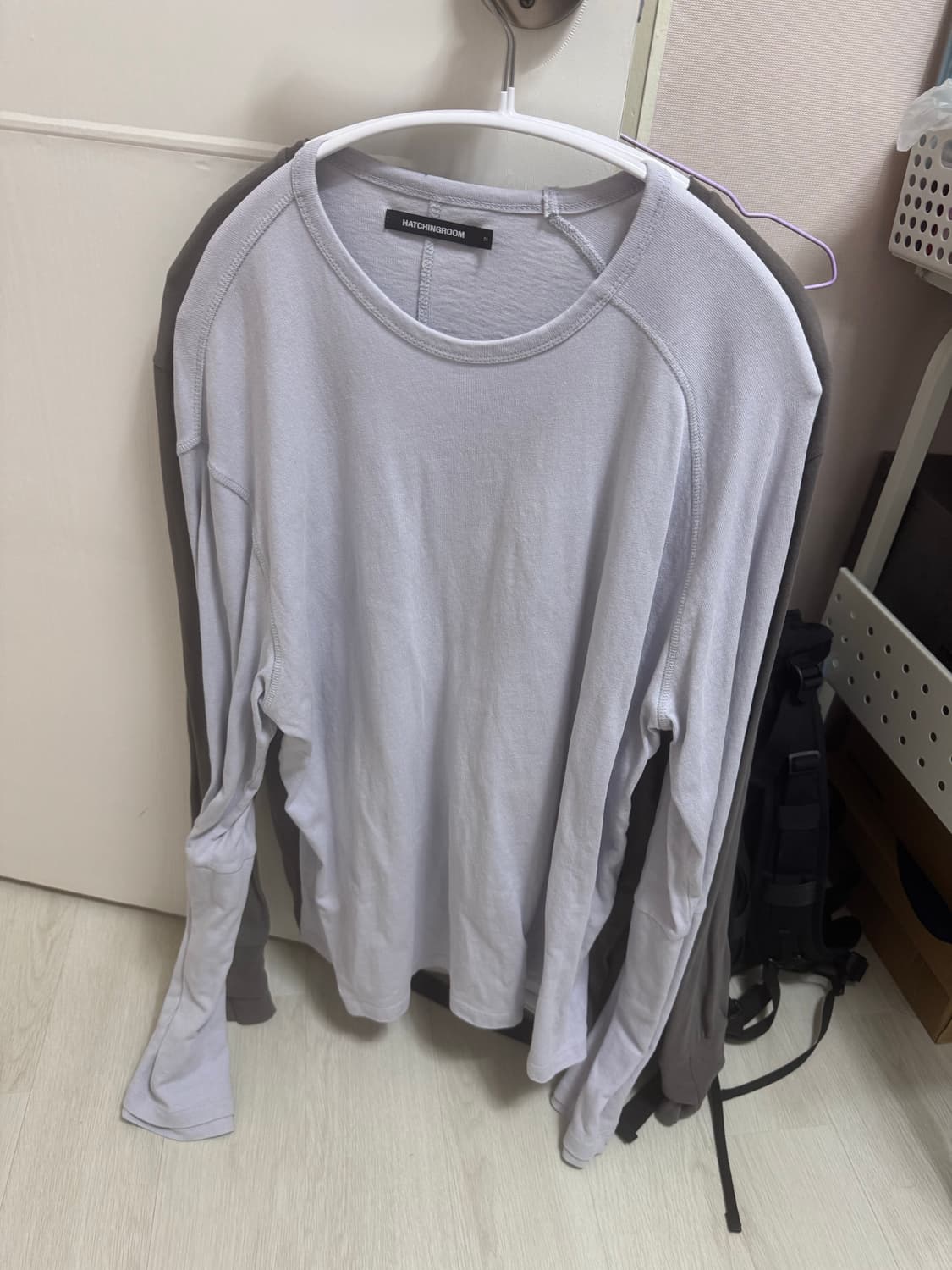 해칭룸 더블 슬리브 롱슬리브 긴팔티 상품이미지1