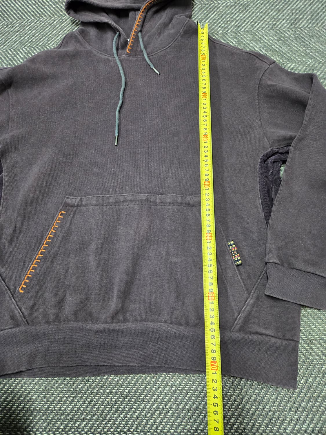 커스텀멜로우 스티치 포인트 후드티 상품이미지8