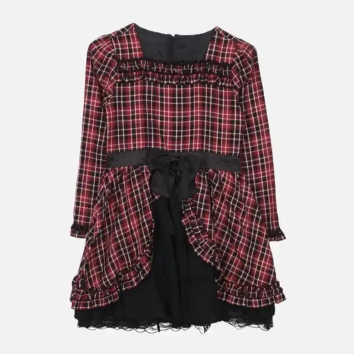 고스로리 체크 캐캐체깔 원피스 상품이미지1