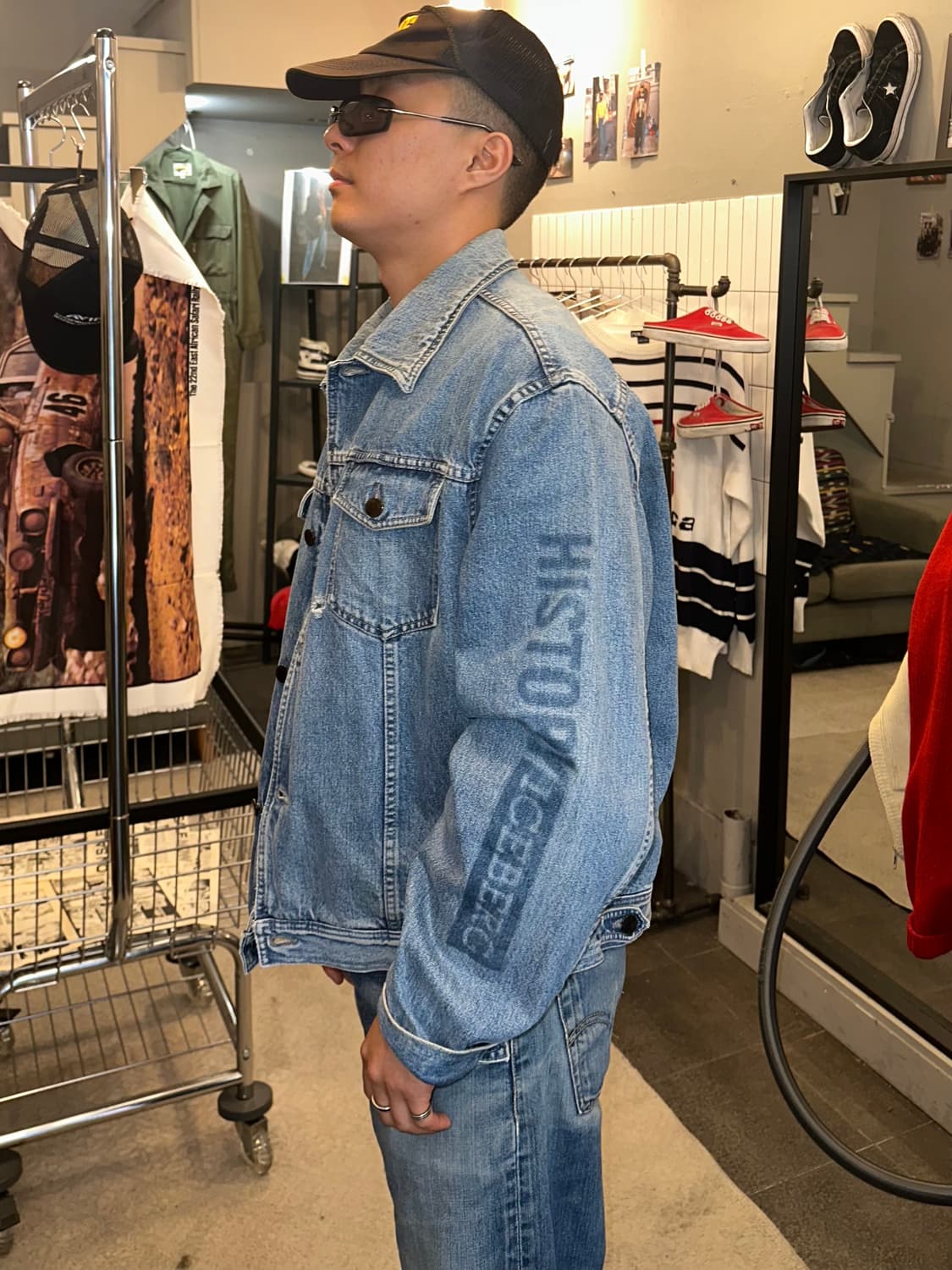 90‘s Iceberg disney American flags denim 상품이미지2
