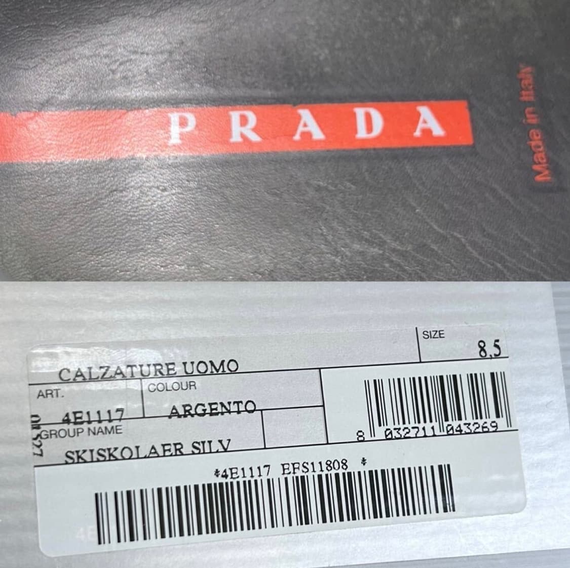 Prada 레이싱 레더 스니커즈 상품이미지5