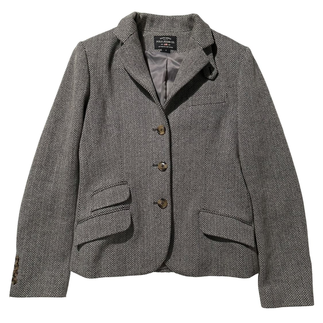 폴로 진스 컴퍼니 랄프로렌 헤링본 싱글 블레이저 자켓 상품이미지1