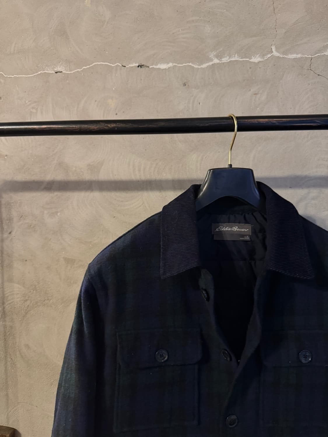 에디바우어 블랙와치 아웃도어셔츠 남성100-105 상품이미지4