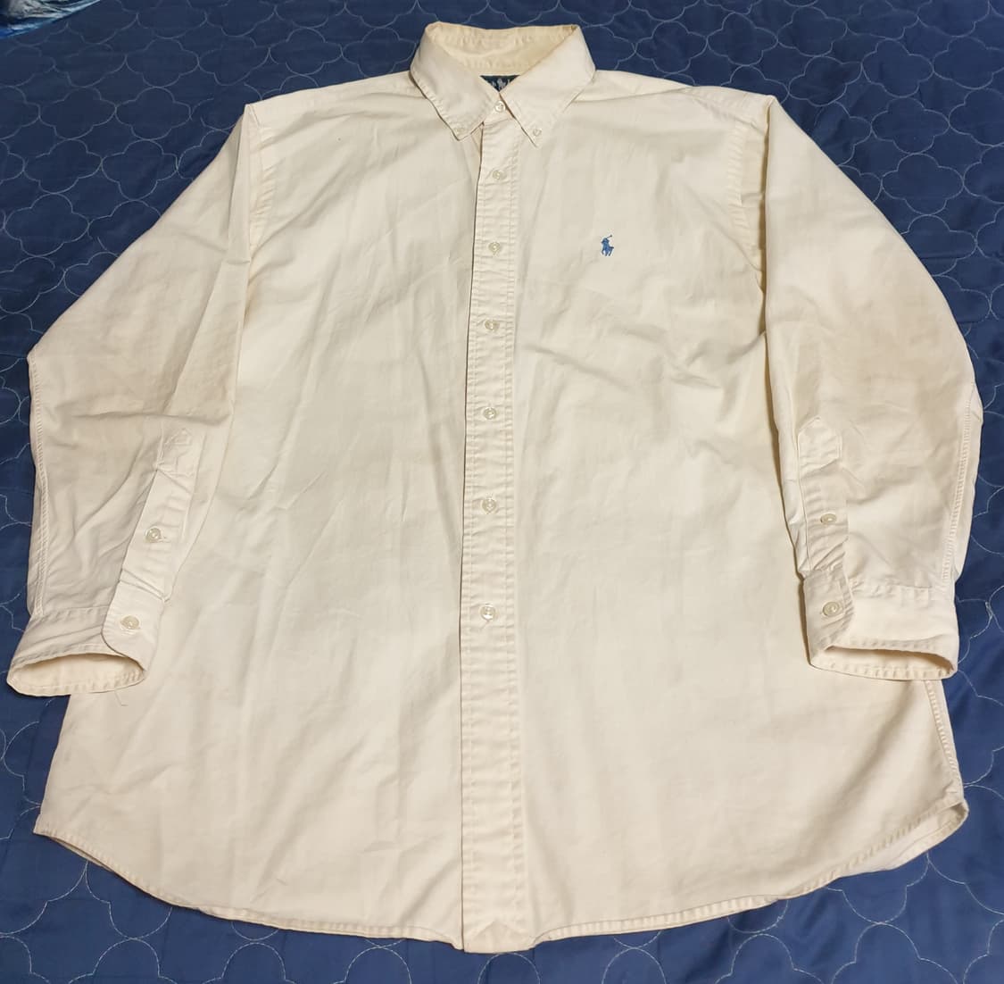 (두산 00s)폴로랄프로렌 BLAKE 코튼 솔리드 옥스퍼드 셔츠 (M) 상품이미지1