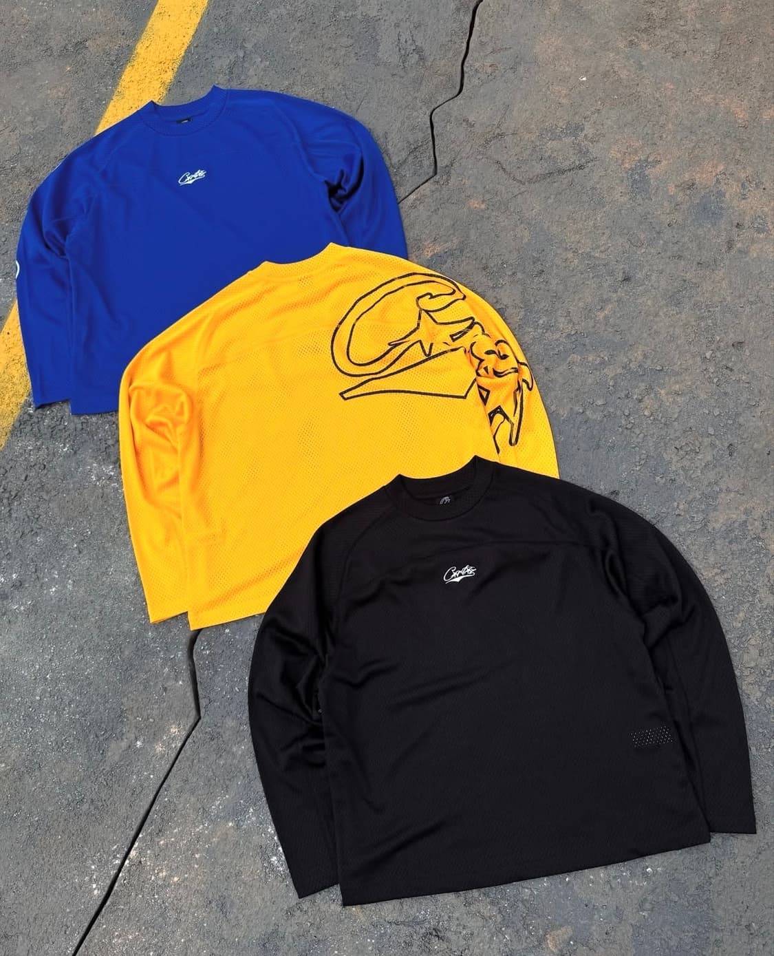 Crtz 코르테이즈 corteiz 메쉬 저지 롱슬리브 블랙 상품이미지2